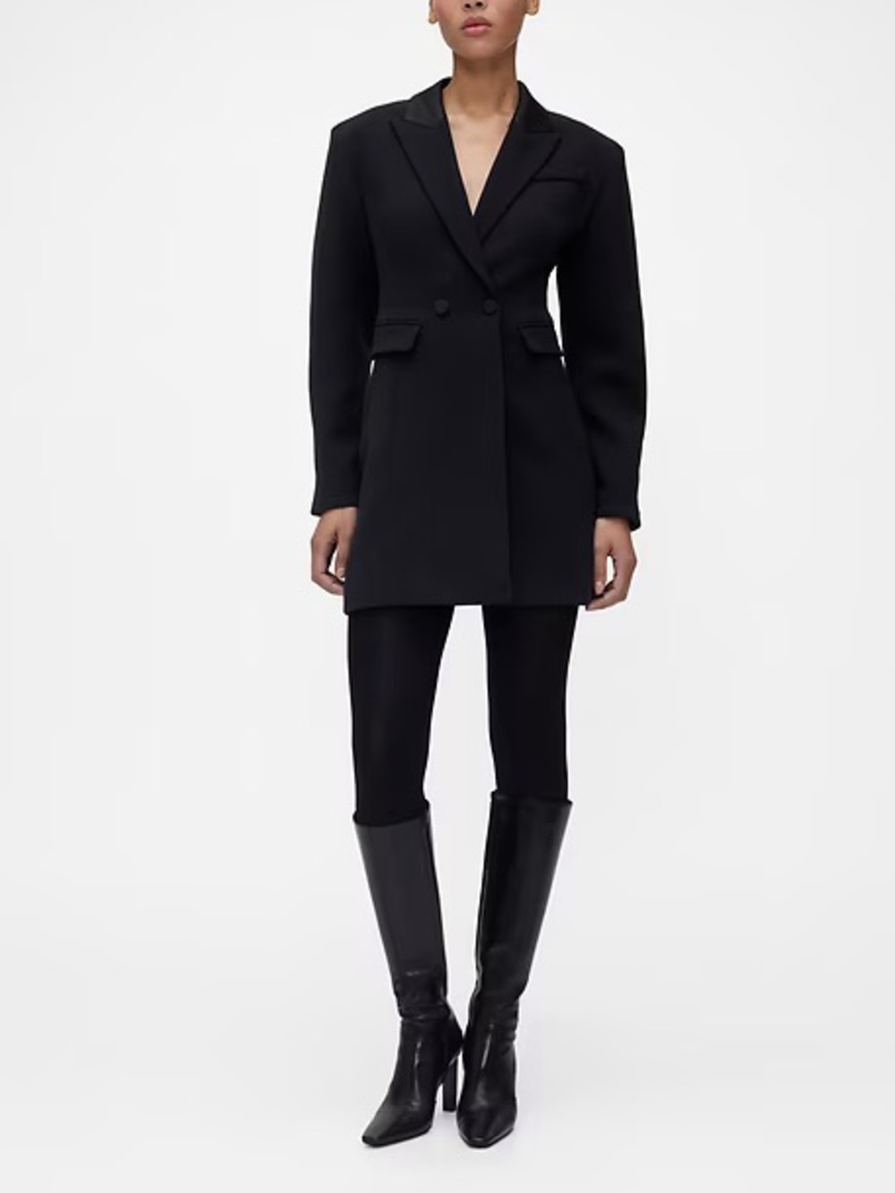 NWT GapStudio Black Tailored Blazer Dress
